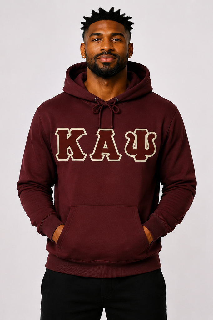 Crimson ΚΑΨ Hoodie - Crimson/Cream