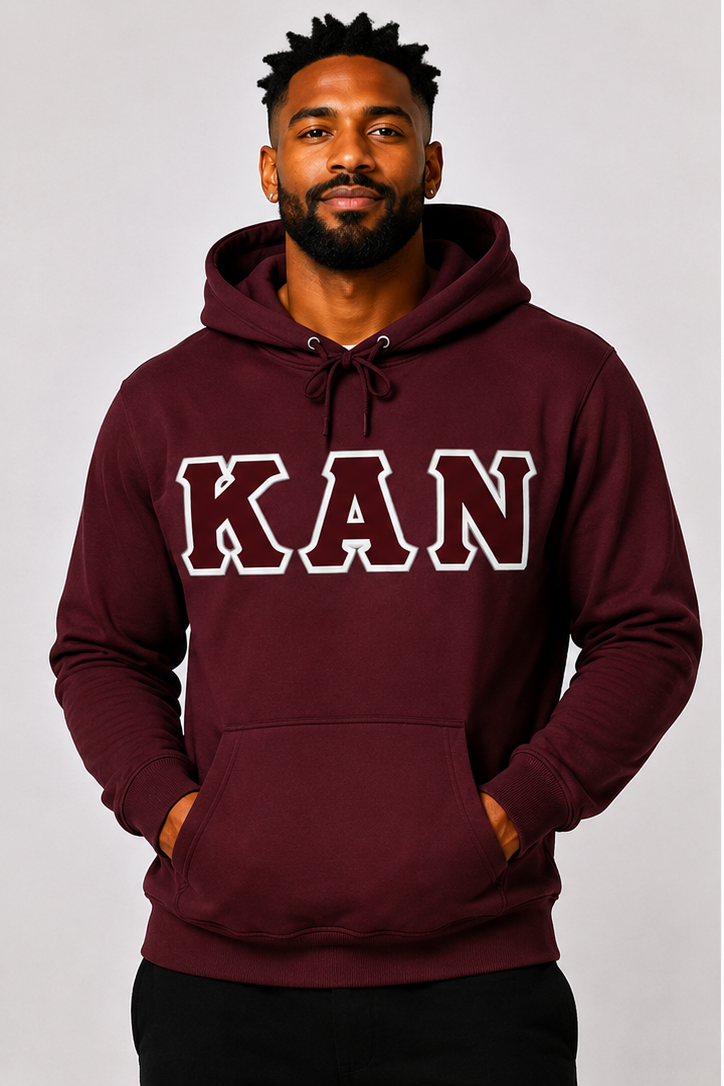 ΚΑΝ Twill Greek Letter Hoodie