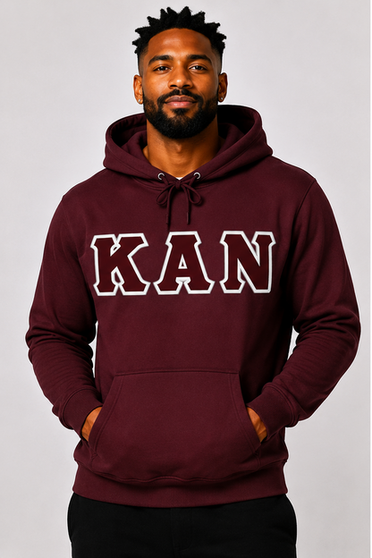 ΚΑΝ Twill Greek Letter Hoodie