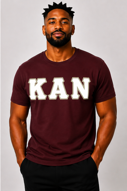 ΚΑΝ Twill Greek Letter T-Shirt