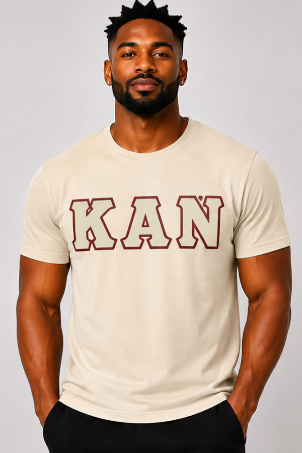 ΚΑΝ Twill Greek Letter T-Shirt