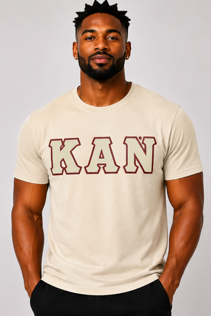 ΚΑΝ Twill Greek Letter T-Shirt