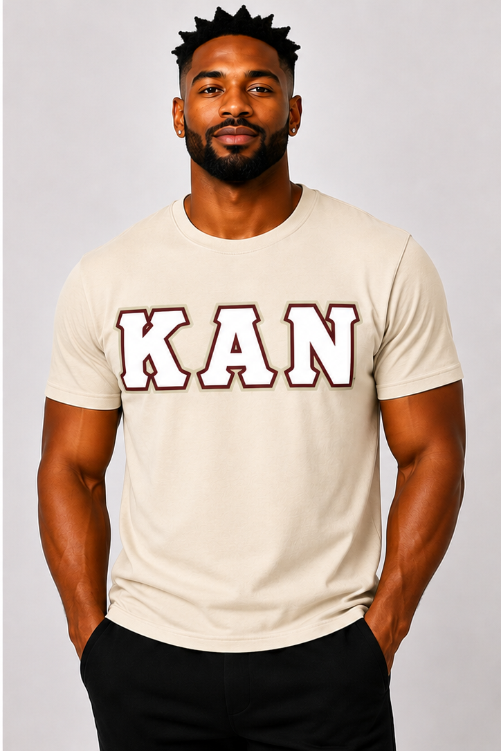 ΚΑΝ Twill Greek Letter T-Shirt