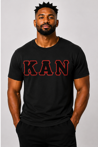 ΚΑΝ Twill Greek Letter T-Shirt
