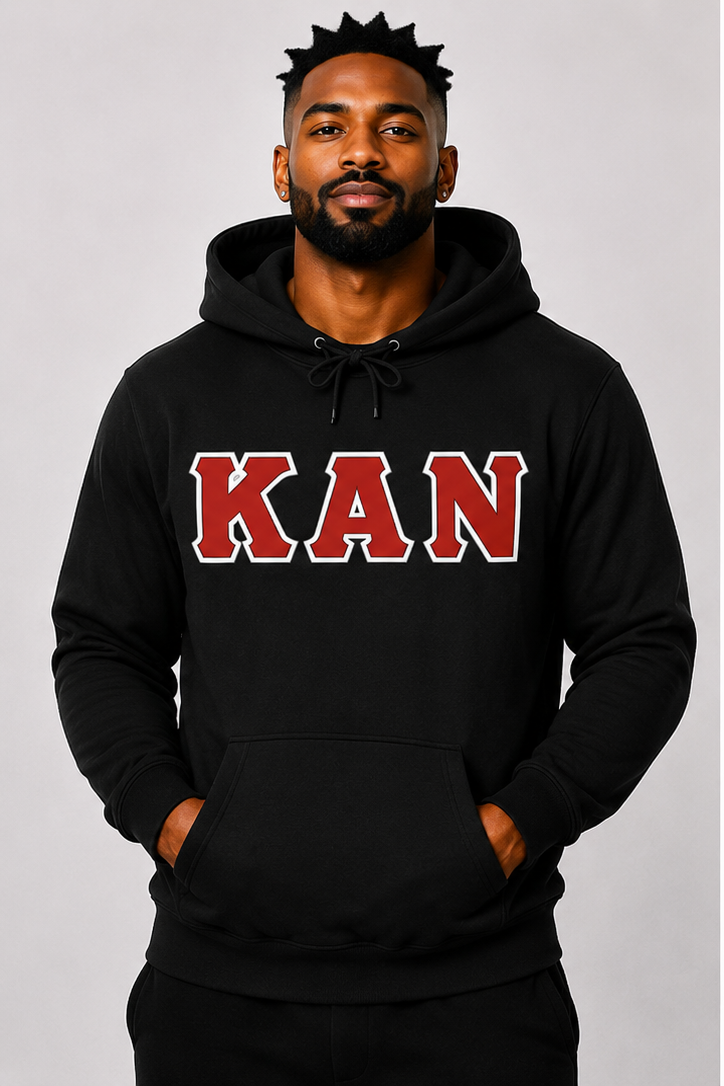 ΚΑΝ Twill Greek Letter Hoodie