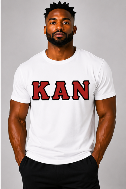 ΚΑΝ Twill Greek Letter T-Shirt