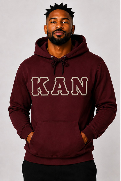 ΚΑΝ Twill Greek Letter Hoodie