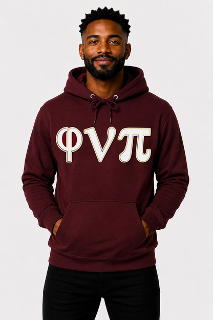 φνπ Twill Greek Letter Hoodie