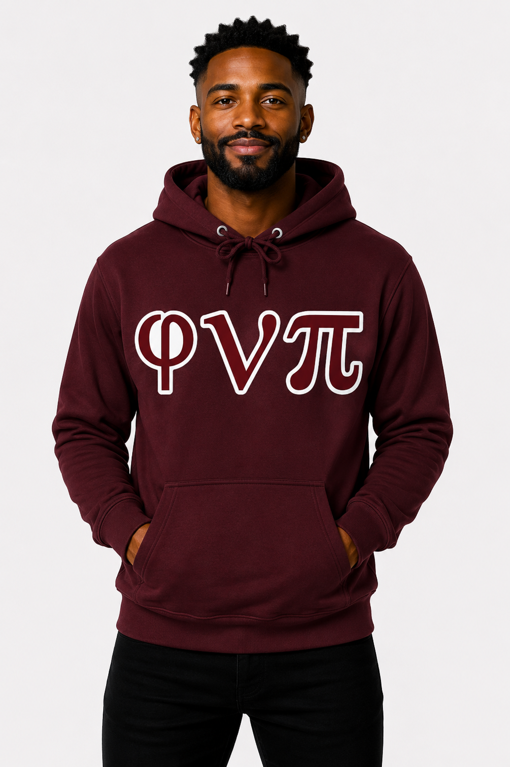 φνπ Twill Greek Letter Hoodie