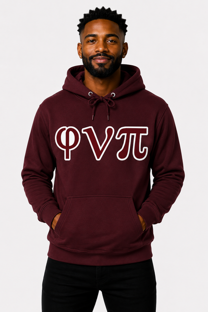 φνπ Twill Greek Letter Hoodie