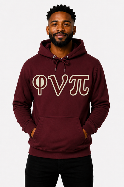 φνπ Twill Greek Letter Hoodie