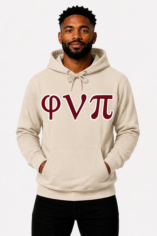 Cream φνπ Hoodie - Crimson/White
