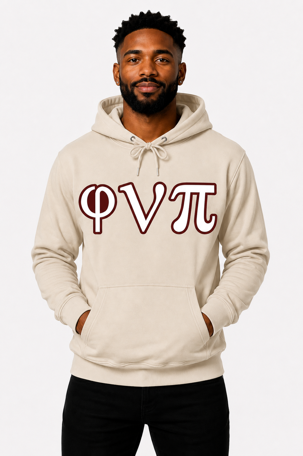 φνπ Twill Greek Letter Hoodie