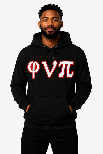 φνπ Twill Greek Letter Hoodie