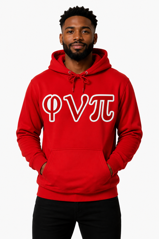 White φνπ Hoodie - Red/White