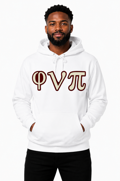φνπ Twill Greek Letter Hoodie