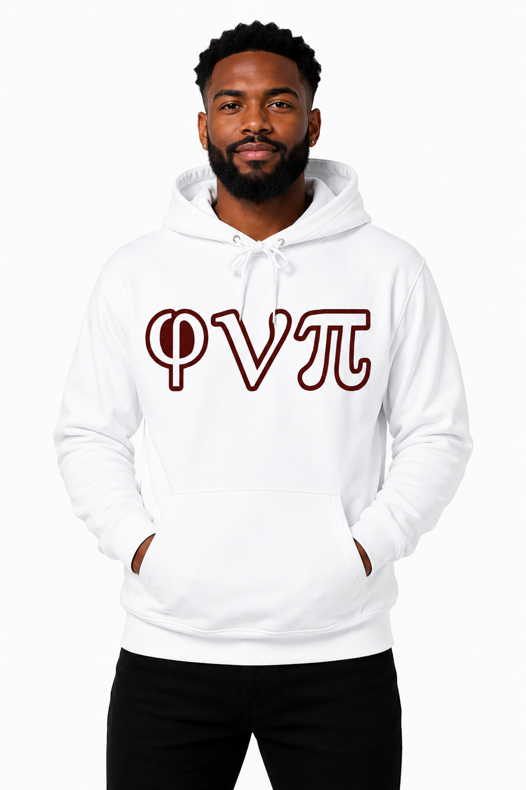 φνπ Twill Greek Letter Hoodie