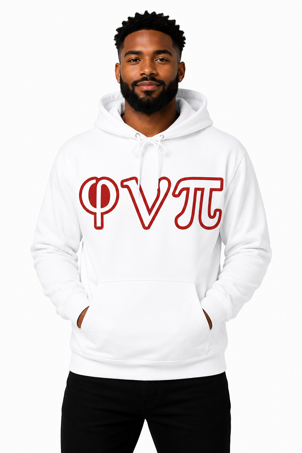 φνπ Twill Greek Letter Hoodie