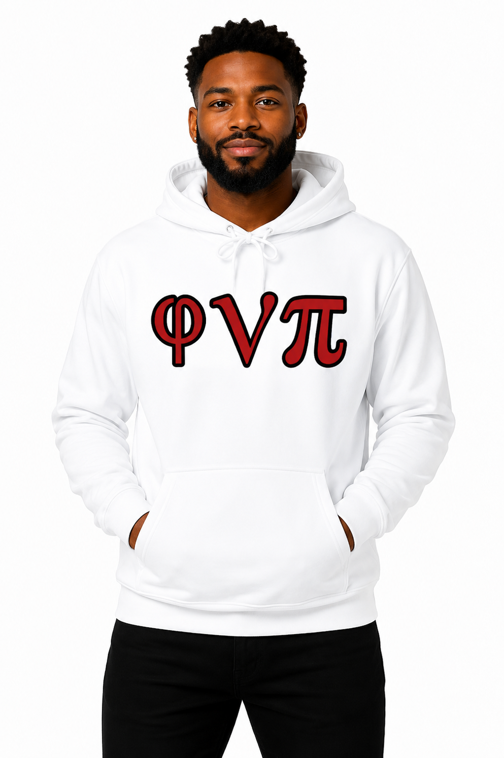φνπ Twill Greek Letter Hoodie