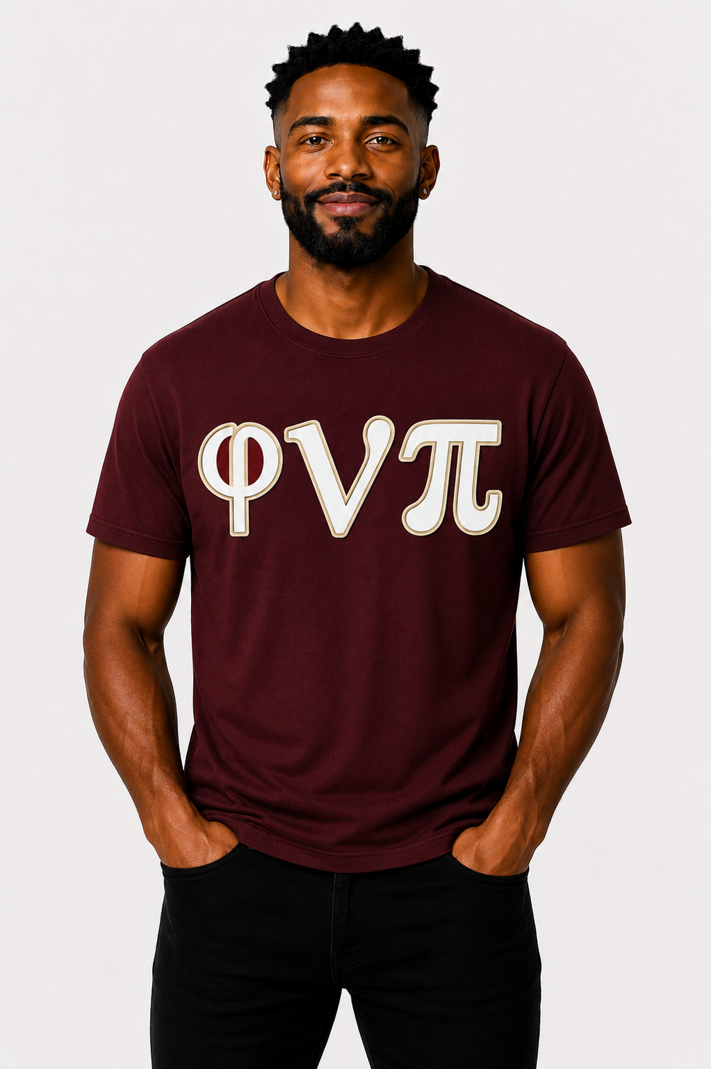 Crimson φνπ Tee - White/Cream