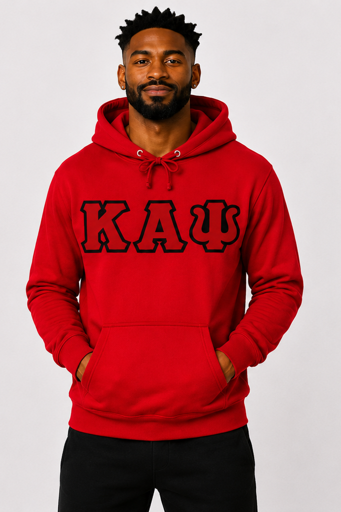 Red ΚΑΨ Hoodie - Red/Black