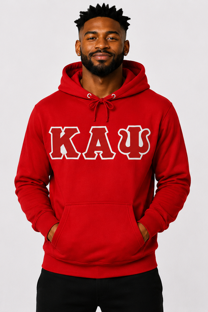 Red ΚΑΨ Hoodie - Red/White