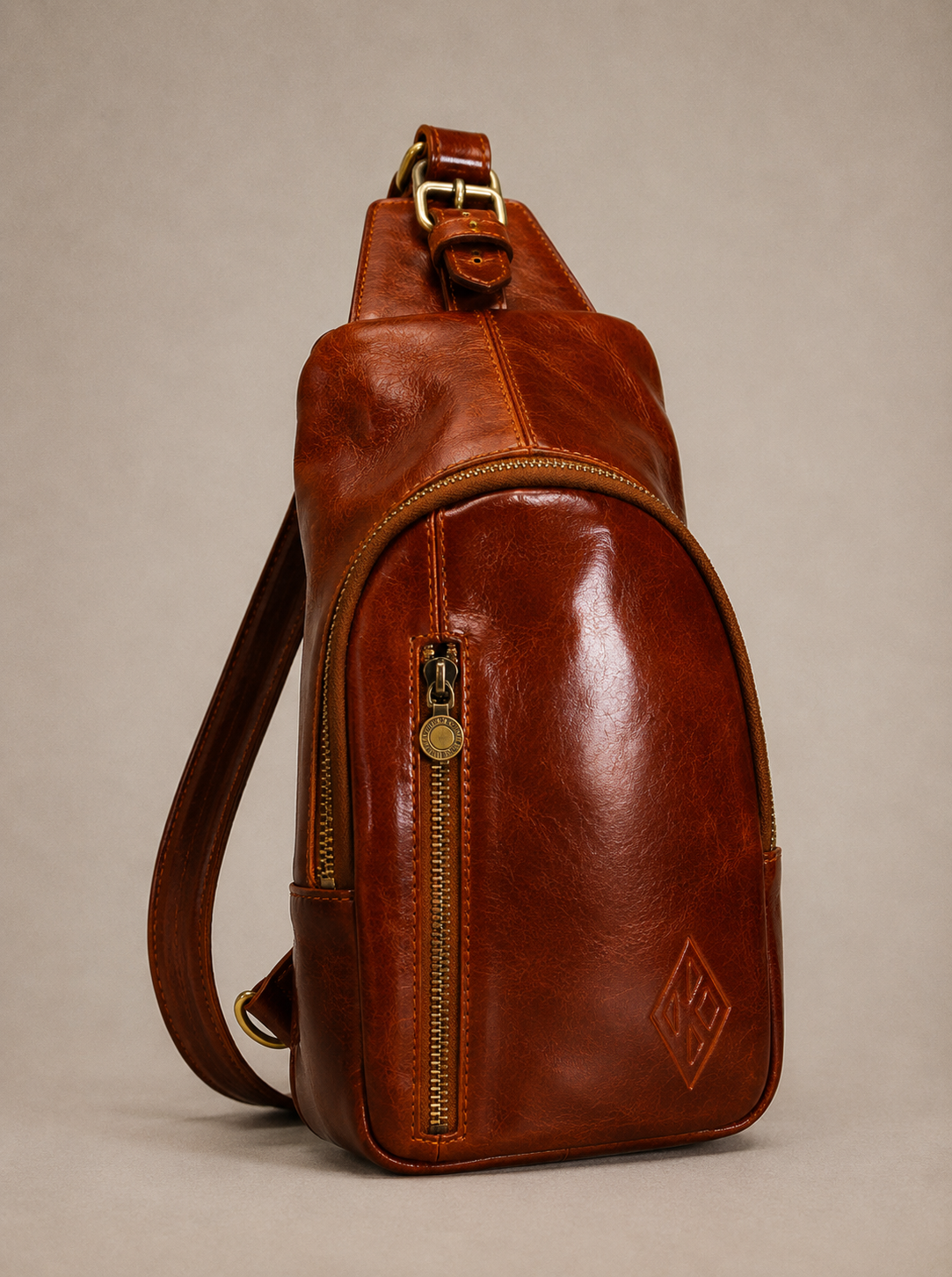 KH Leather Sling Bag