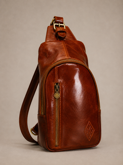 KH Leather Sling Bag