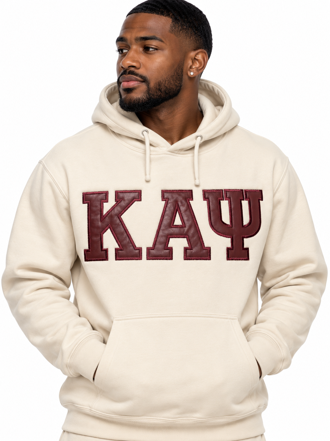 IU Leather ΚΑΨ Hoodies
