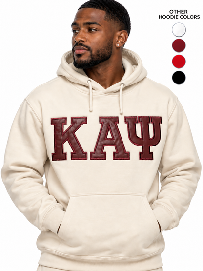 IU Leather ΚΑΨ Hoodies