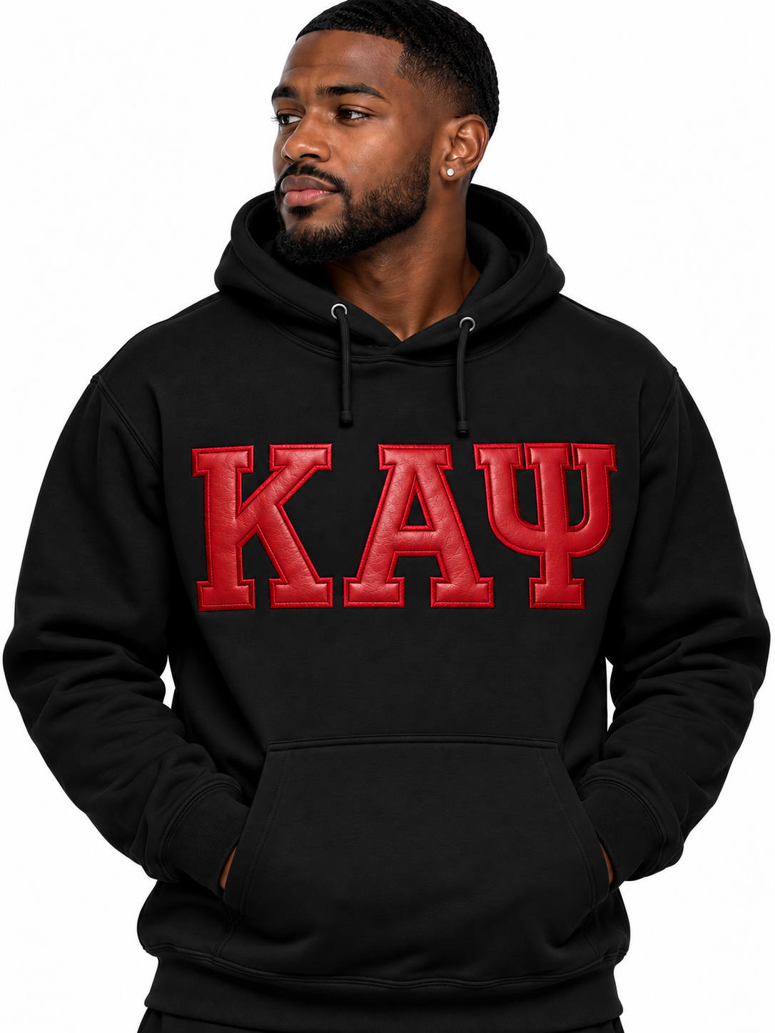 IU Leather ΚΑΨ Hoodies