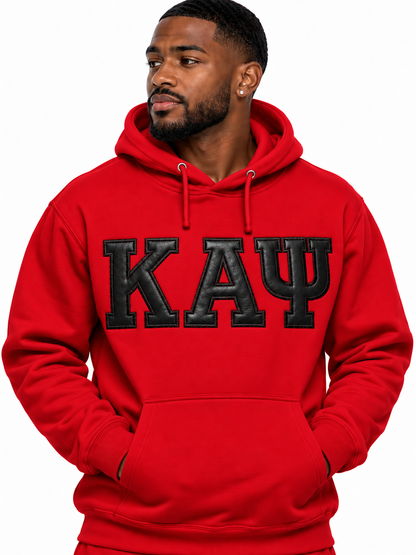 IU Leather ΚΑΨ Hoodies